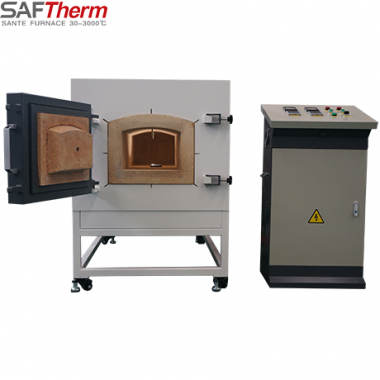 Промышленная печь с ручной дверцей с температурой 1200℃