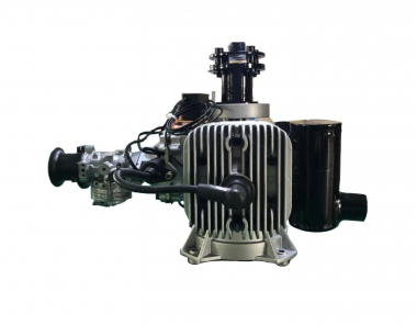 Бензиновый двигатель 351CC 350CC с двумя цилиндрами для БПЛА, произведён в Китае