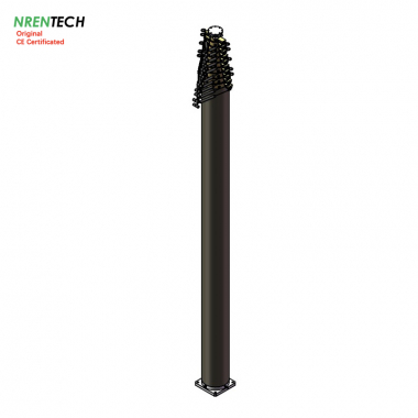 30-метровая пневматическая телескопическая мачта с замком NR-4.4-30-50L-11S-66-279