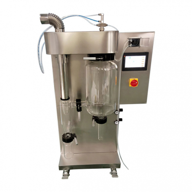 Мелкая распылительная сушилка с параллельным потоком двухжидкостной насадки