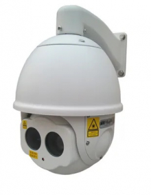 Высокоскоростная купольная IP-камера PTZ с ИК-подсветкой и разрешением HD, дальность действия 600 метров, матрица 2,1 Мп, предназначенная для видеонаблюдения на промышленных объектах