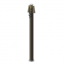 Телескопическая мачта с фиксацией NR-2.7-12-50L-7S-66-180