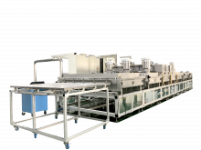Горизонтальное оборудование для нанесения непрерывного PVD-покрытия CWP1200/1800